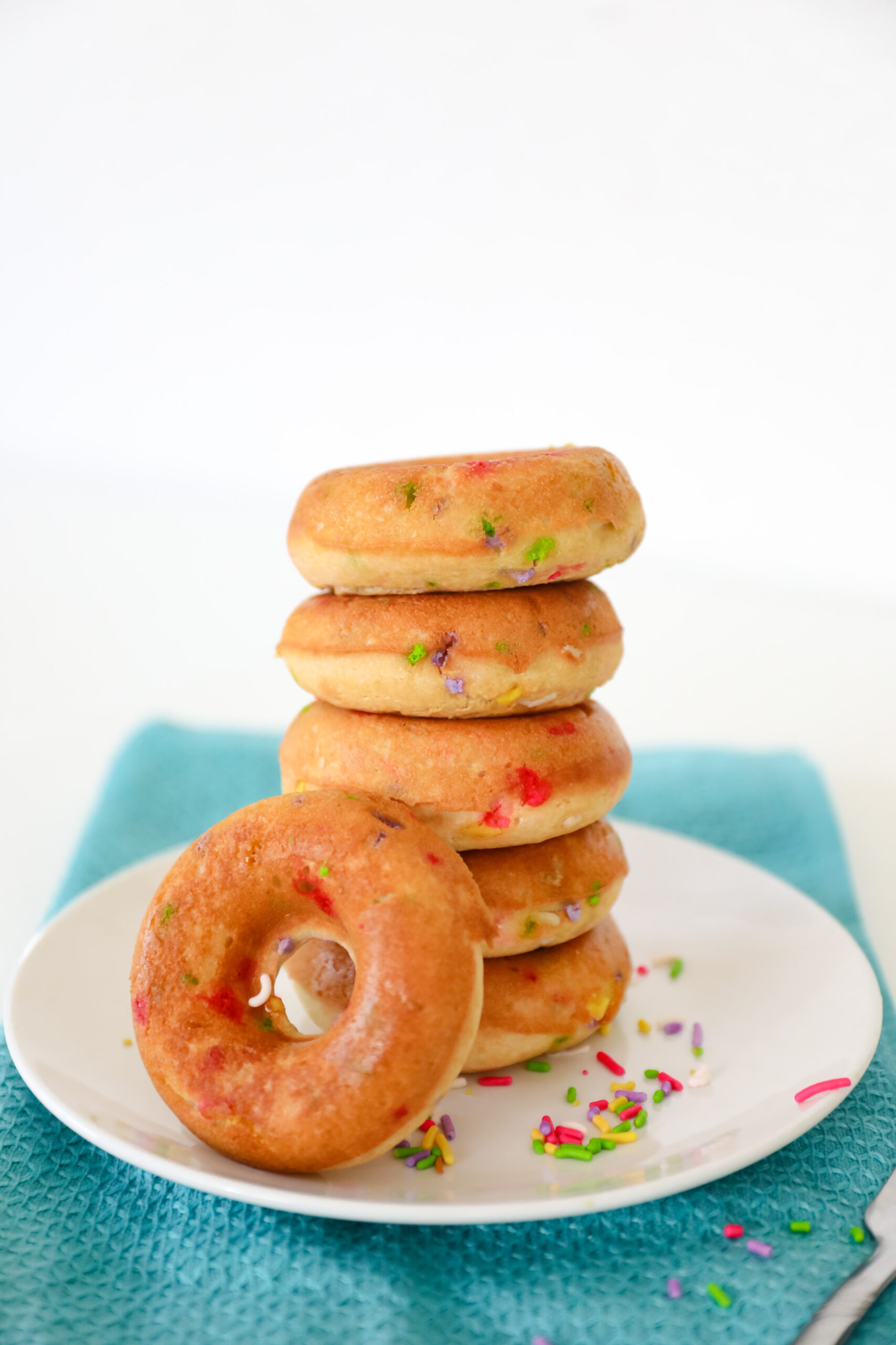 Pancake Sprinkle Donuts