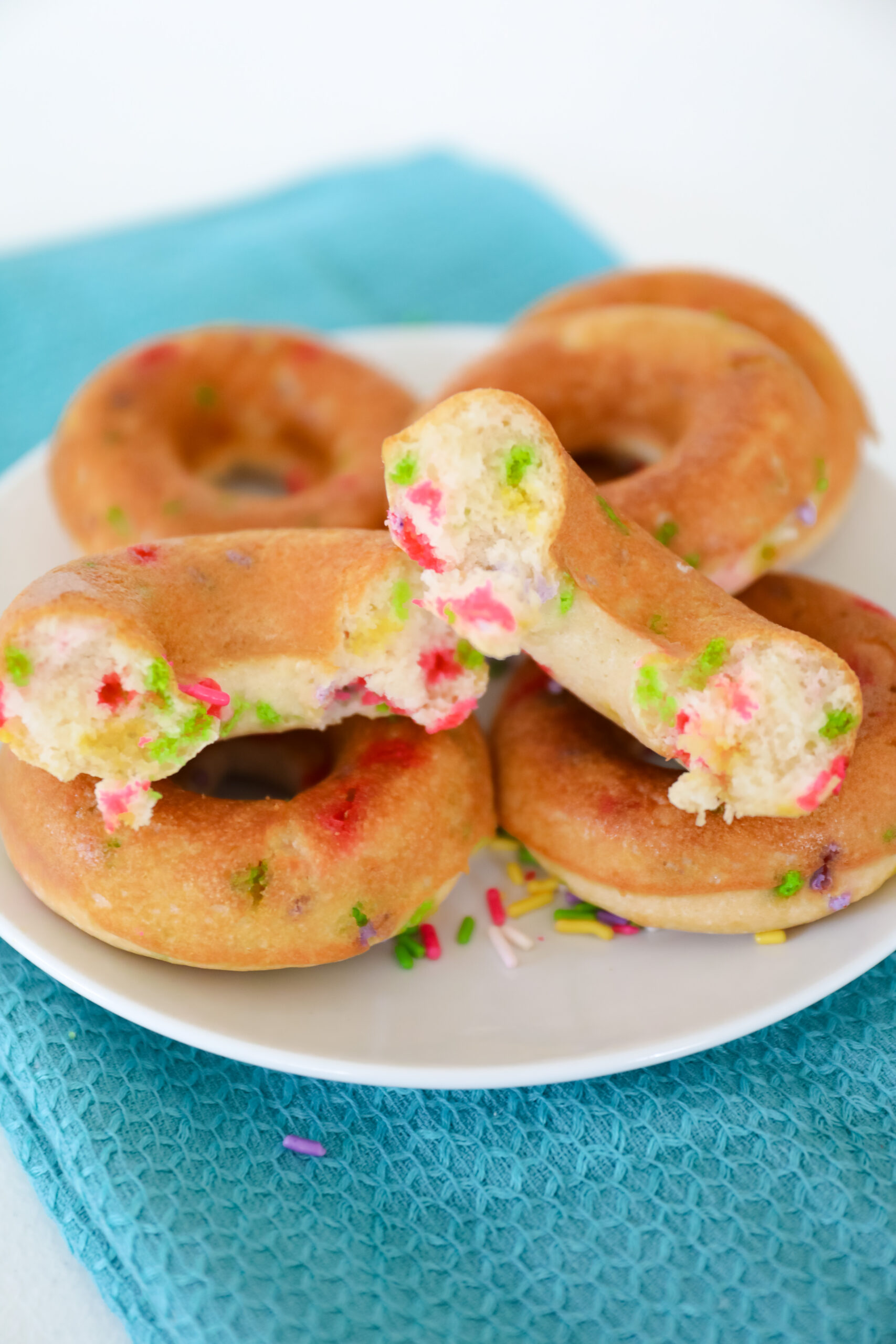 Pancake Sprinkle Donuts