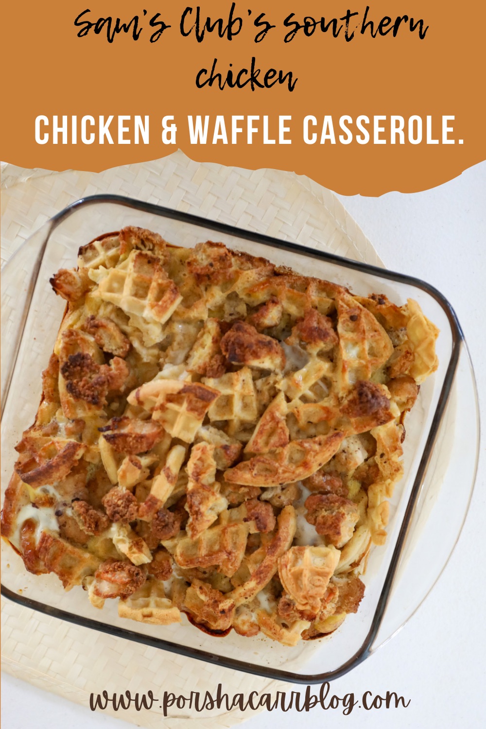 Chicken and Waffle Casserole