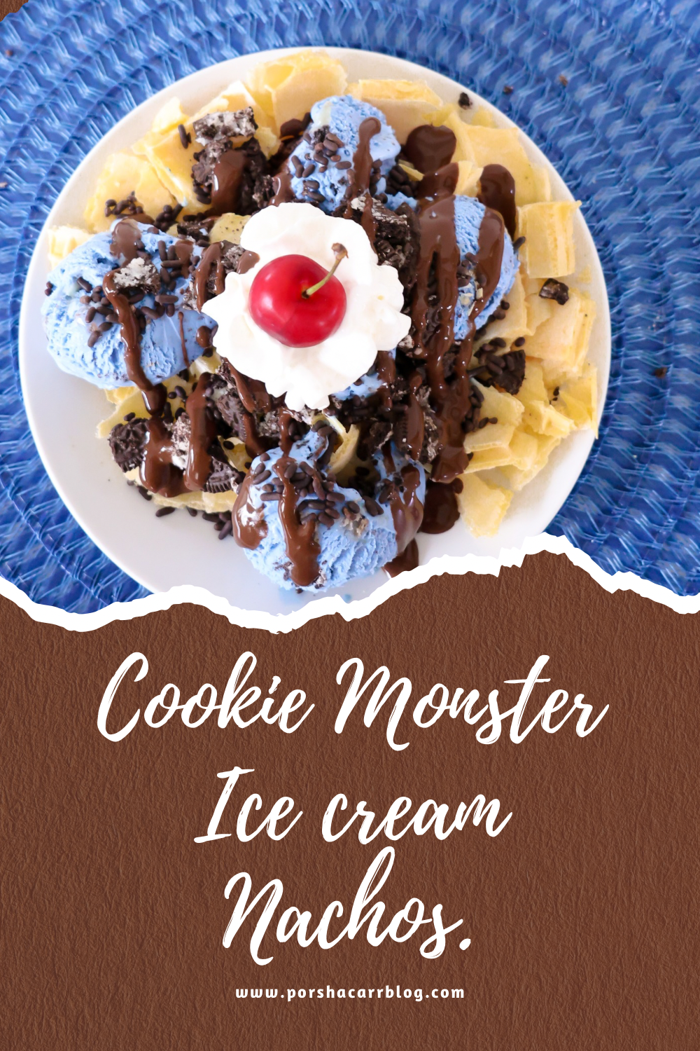 Cookie Monster ice cream