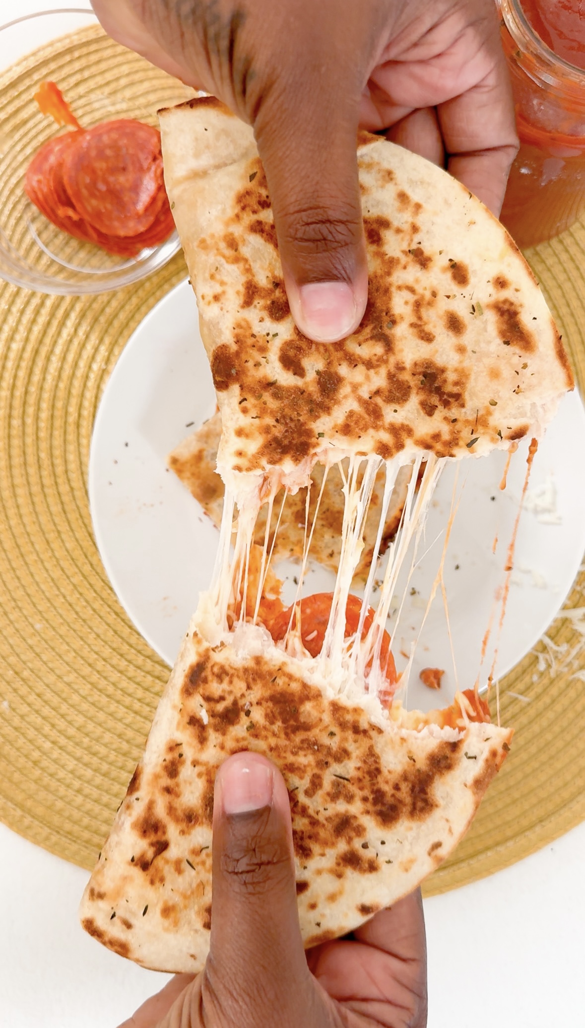 Pizza Quesadillas