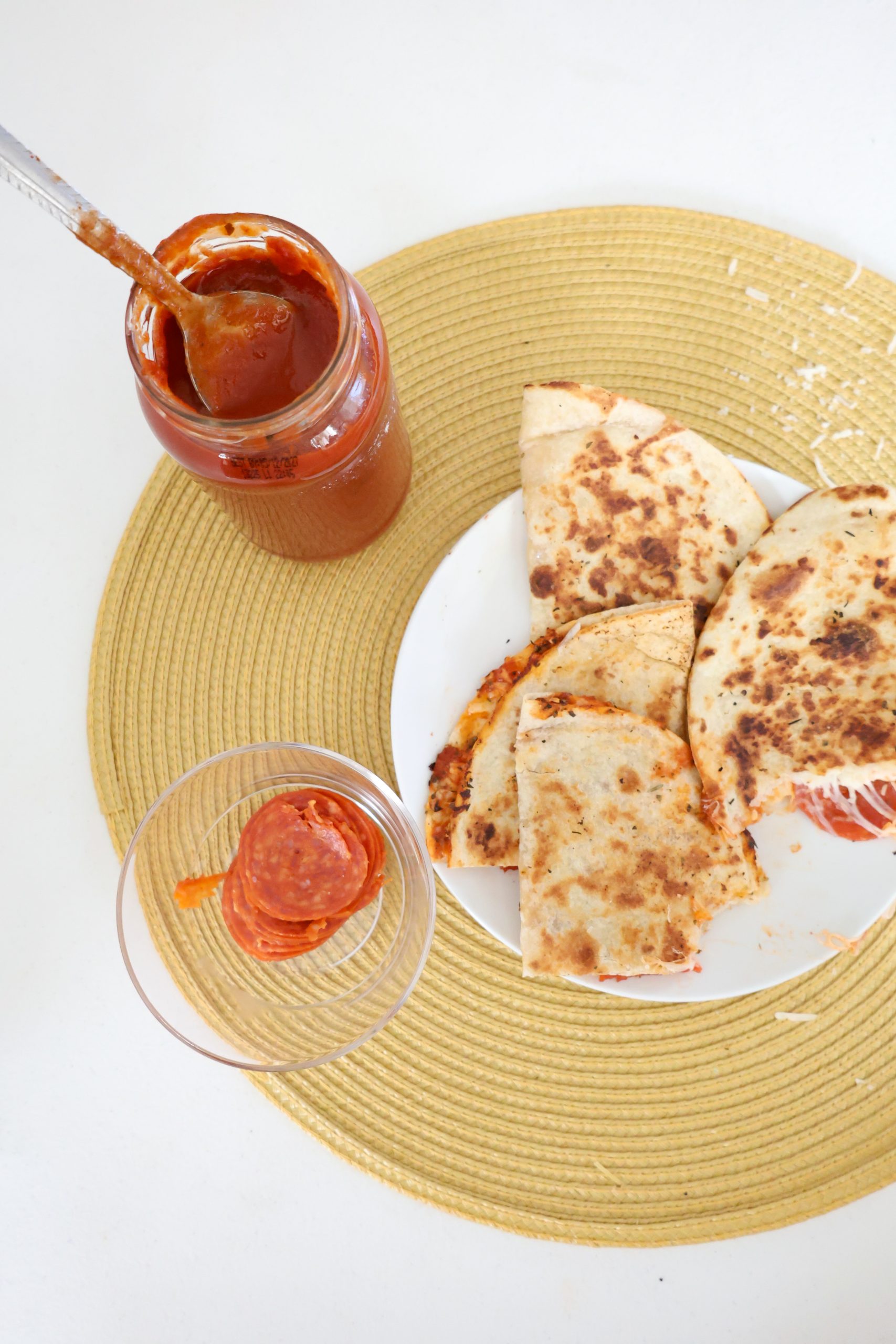 Pizza Quesadillas