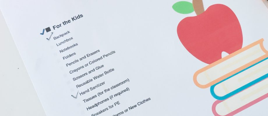 Back to School: A Simple Checklist for a Smooth Start.